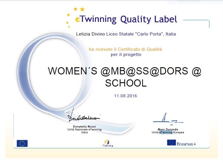 eTwinning Quality Label