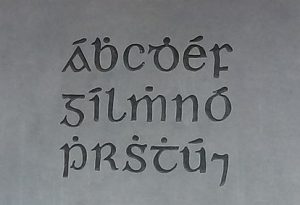 Gaelic alphabet