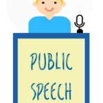 Public speech logo